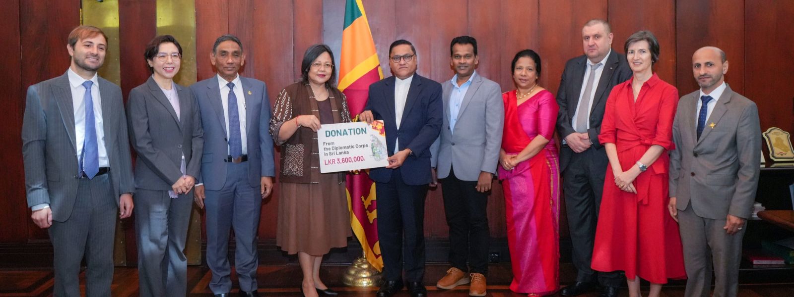 Diplomats In Sri Lanka Donate Their Own Salaries